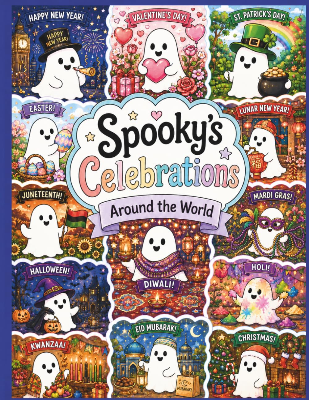 Spooky's Celebrations Around the World: A Cultural Coloring Book (Meet Spooky)