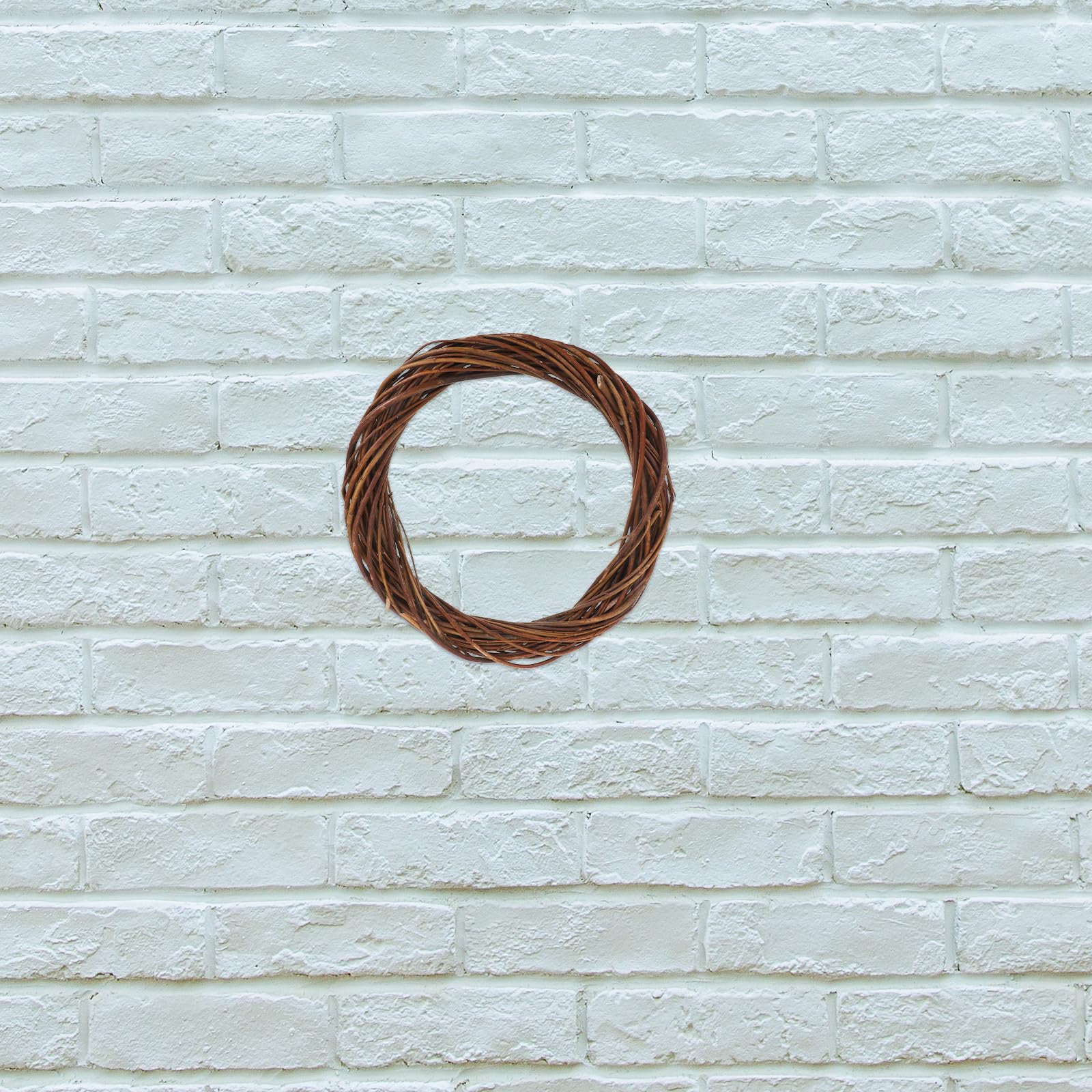 KICHOUSE 3 Stück Rattanzweigkranz 30cm Rund Kränze aus Rattan für Hochzeitsdekorationen und Festliche Weihnachtsdeko Leicht und Vielseitig Kreativ Einsetzbar