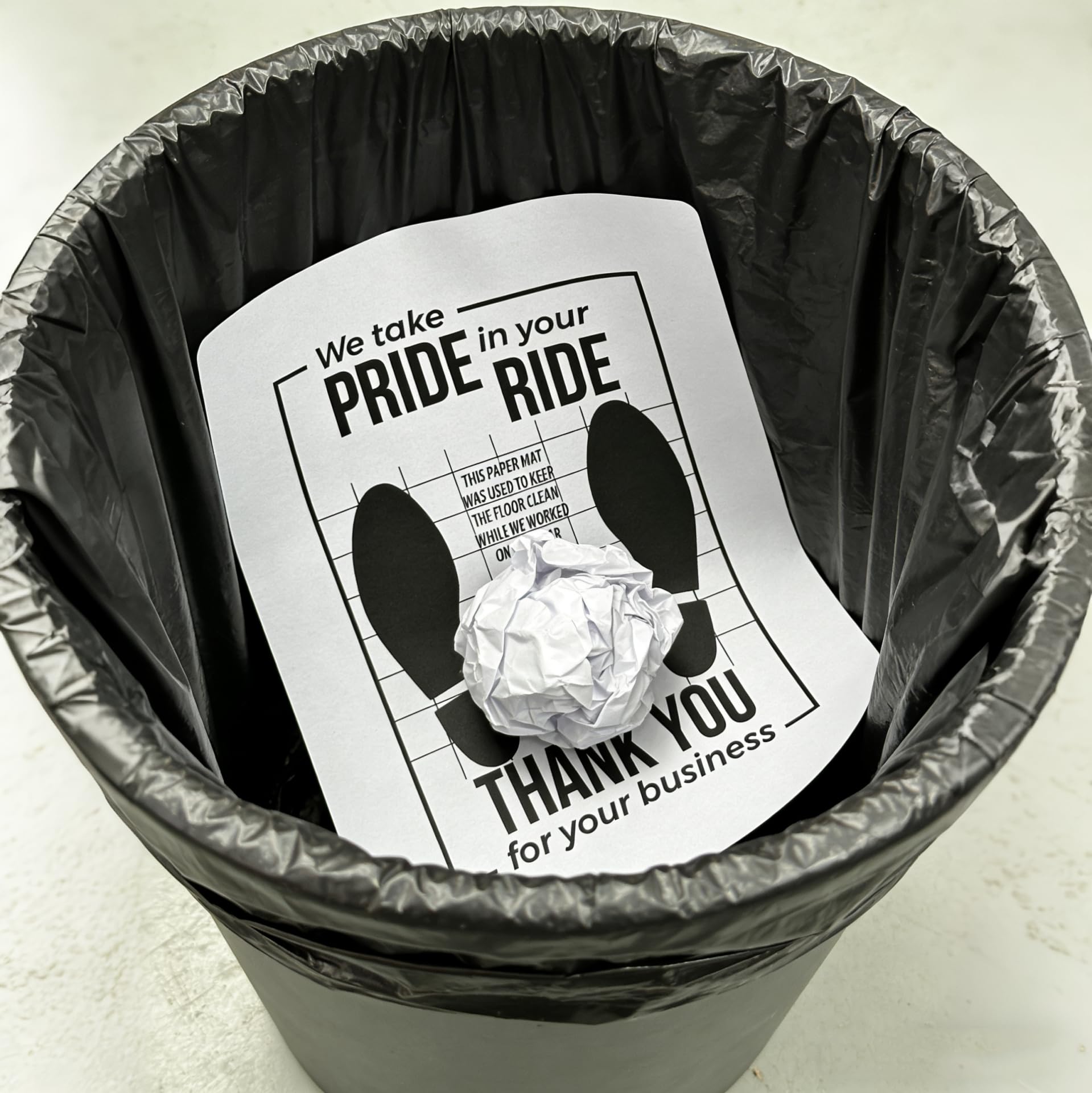 Car Paper Floor Mats 50 Pcs Disposable Floor Cars Used to Protect The Internal Hygiene Environment of Automobiles — view 4