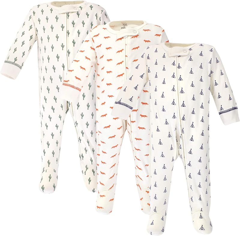 Tocado por la Naturaleza Unisex Bebé Algodón Orgánico Dormir y Jugar