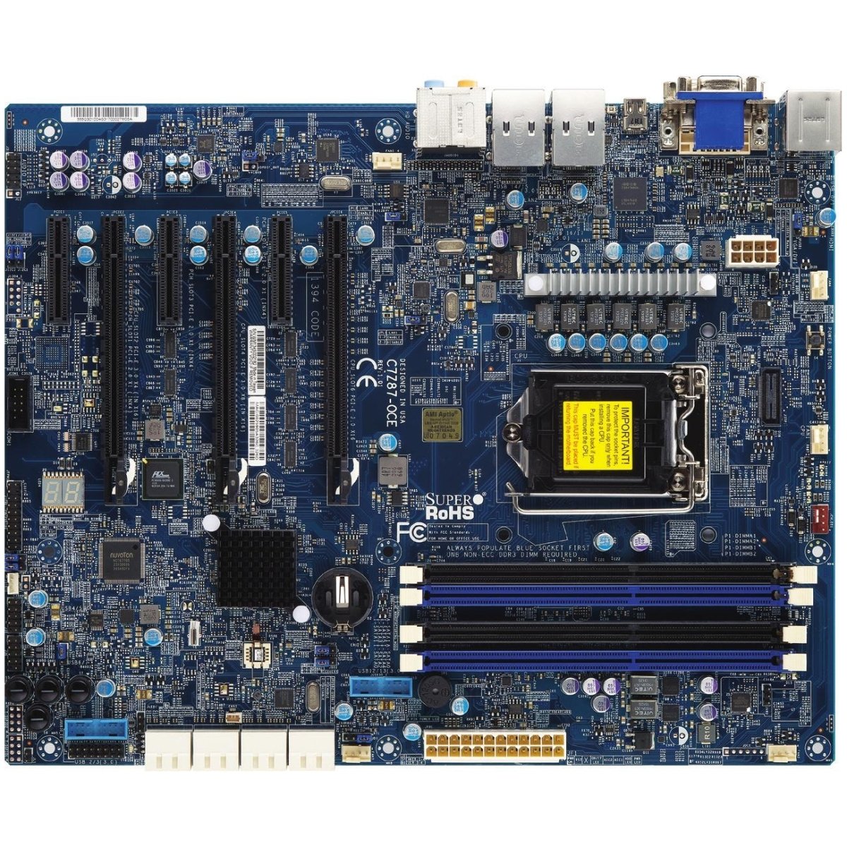 Amazon | Supermicroマザーボードmbd-c7z87-oce-o lga1150 Core i3