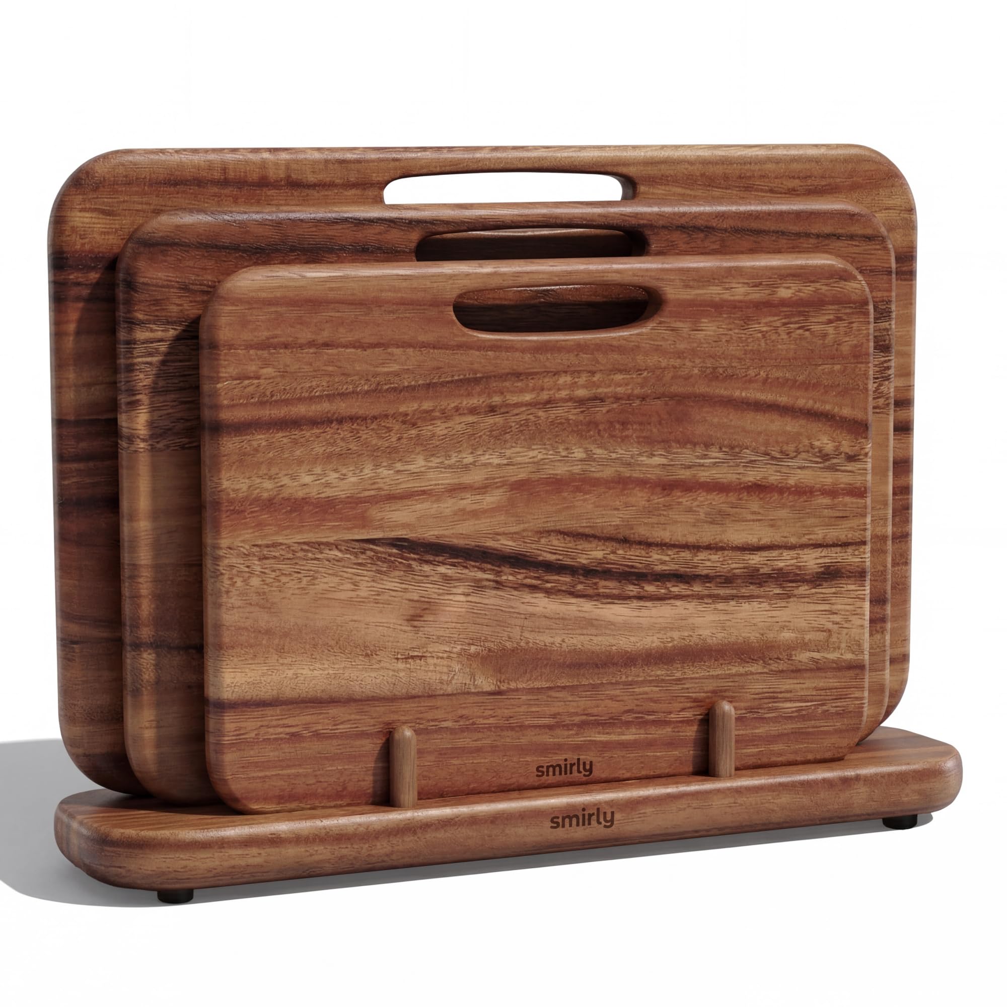 SMIRLY Walnut Cutting Board Set