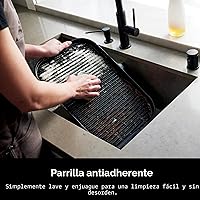 Vista 12 de Ninja OG951 Woodfire Pro Connect Premium XL - Parrilla y ahumador para exteriores, Bluetooth, habilitado por app, parrilla maestra 7-en-1, ahumador