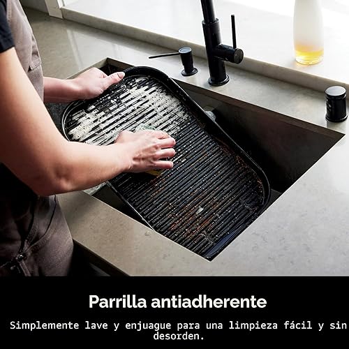 Miniatura 12 de Ninja OG951 Woodfire Pro Connect Premium XL - Parrilla y ahumador para exteriores, Bluetooth, habilitado por app, parrilla maestra 7-en-1, ahumador