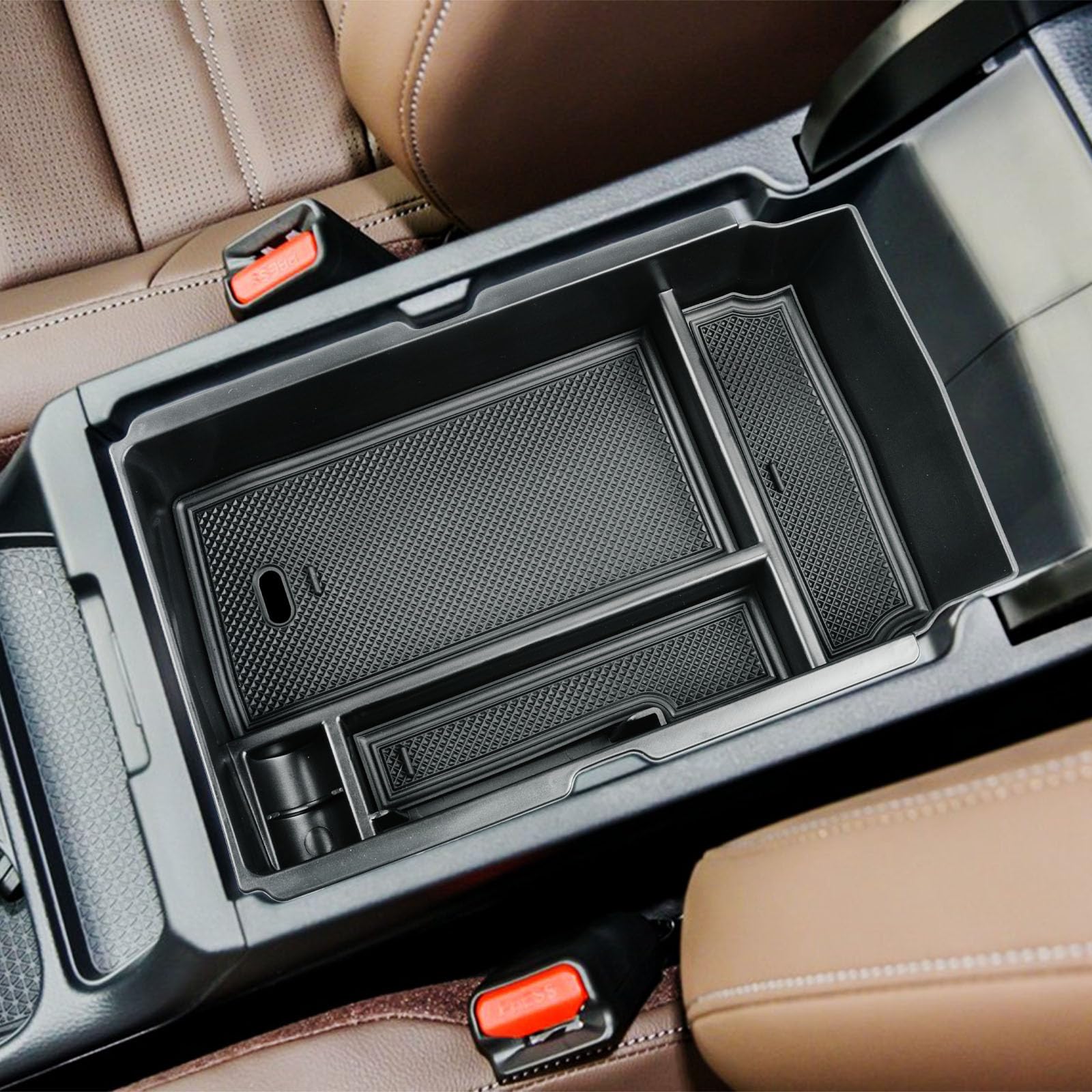 EDBETOS Center Console Organizer Tray For 2023-2025 Honda CR-V – Black ABS Tray For Extra Storage In CRV Hybrid, EX, Sport & More - View #8