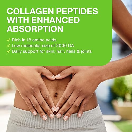 Miniatura 7 de Colágeno hidrolizado para mujeres y hombres (3 libras) tipo I y III sin sabor y sin olor, polvo de fácil mezcla, péptidos de proteína peptán,