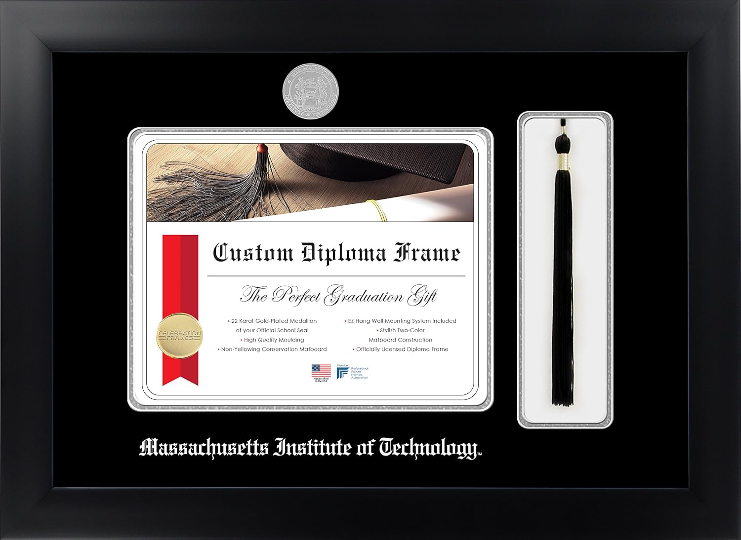 Infinity Diploma Frame, Black