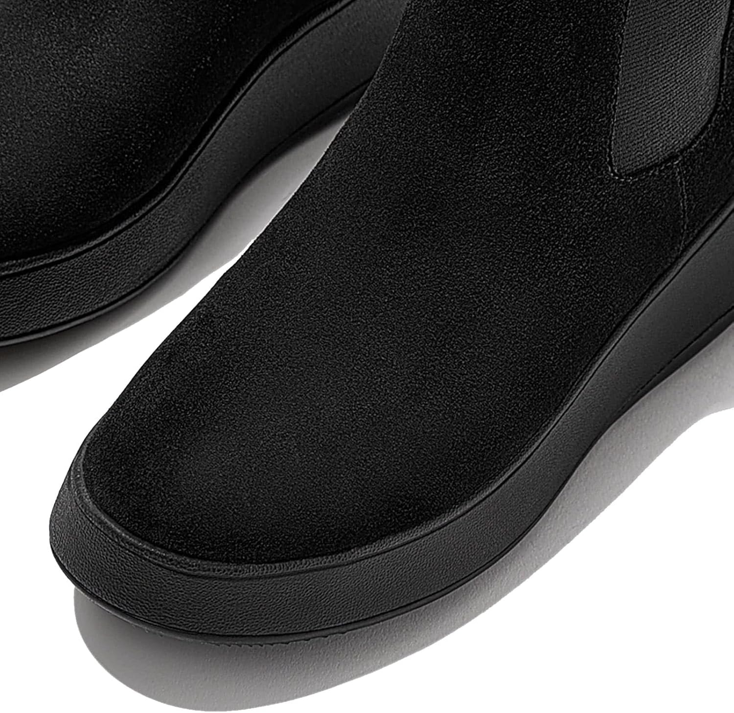 FitFlop Women's F-Mode Suede Flatform Chelsea Boots 2-Tone Elastic - Image 4