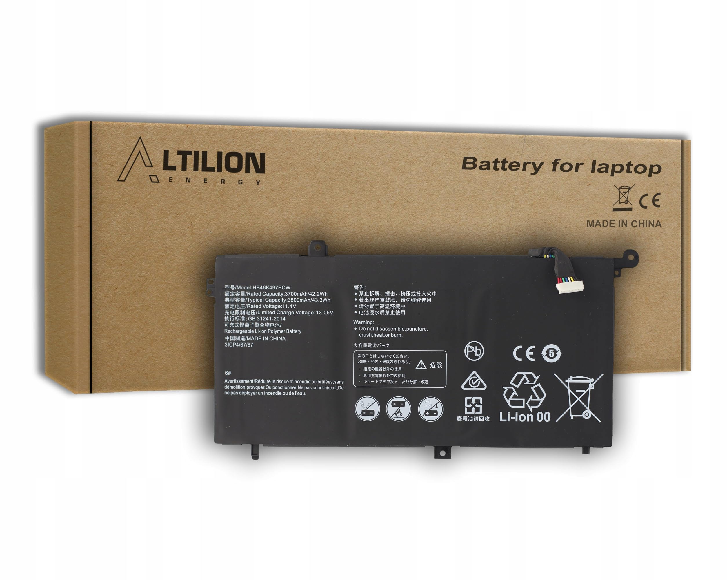 Batería HB46K497ECW Compatible con Huawei Matebook Serie D