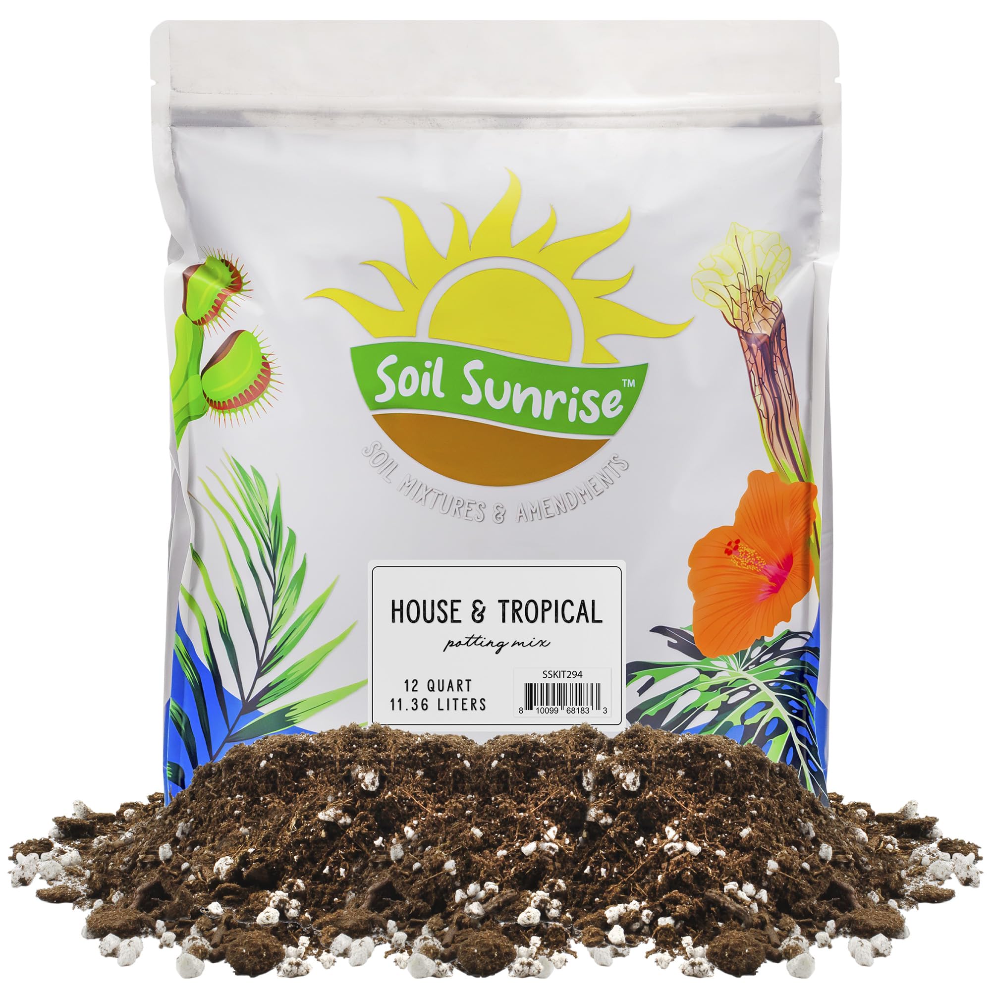 Soil Sunrise Tropical House Plant Potting Mix