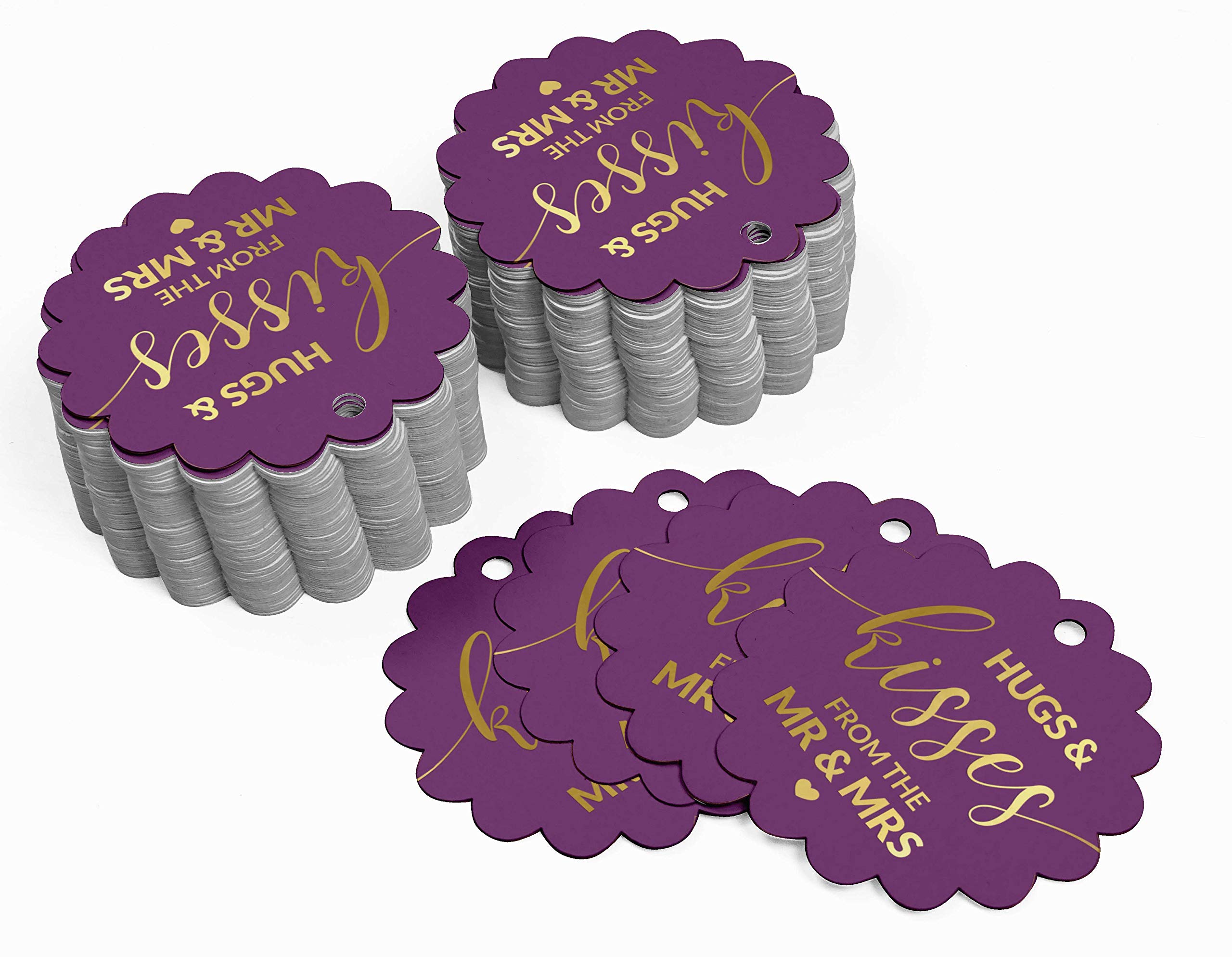 Inkdotpot Argent Étiquettes Volantes En Papier D'Aluminium Câlins