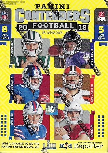 2018 Panini Contenders Football Blaster Box