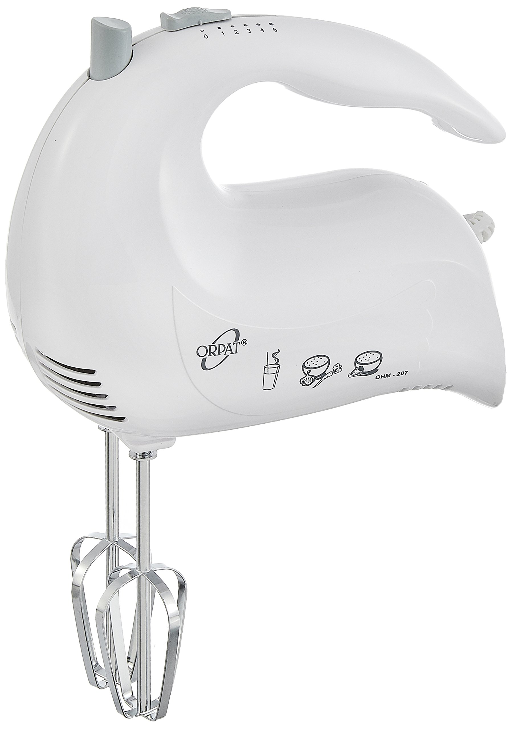 Orpat OHM-207 150-Watt Hand Mixer (White) (B0085W2NVE) Amazon Price History, Amazon Price Tracker