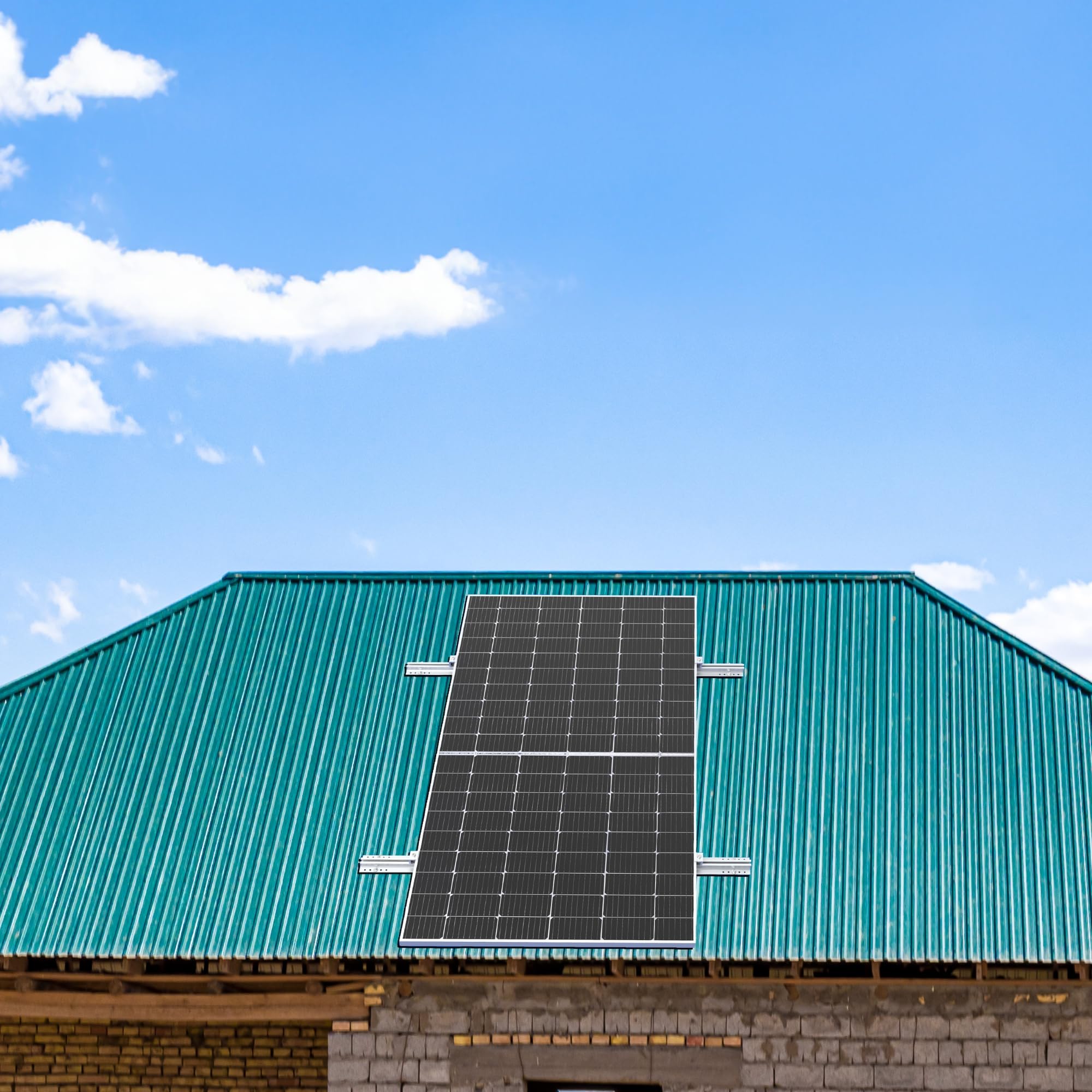 Kit De Montaje Para Paneles Solares NuaSol - Tejado Trapezoidal, image size:2000x2000