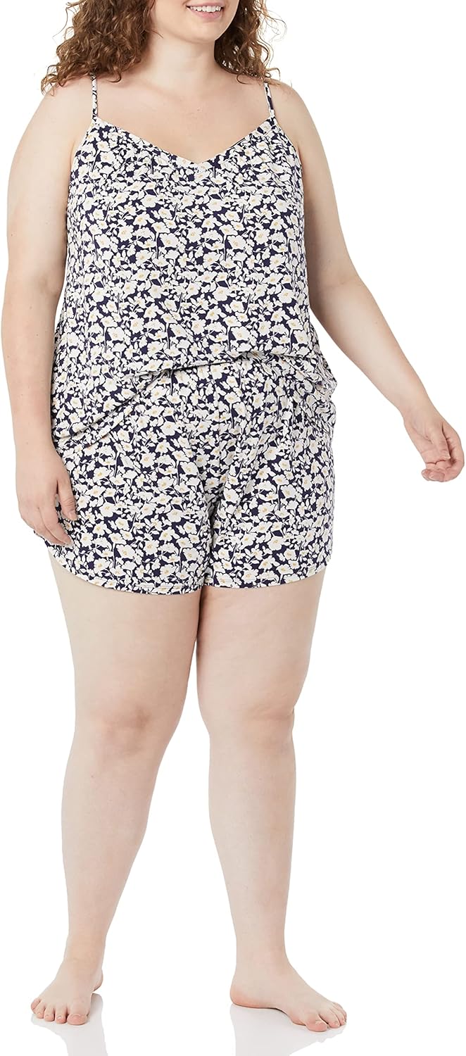 Amazon Essentials Women's Knit Jersey Cami Short Pajama Set - Image 4