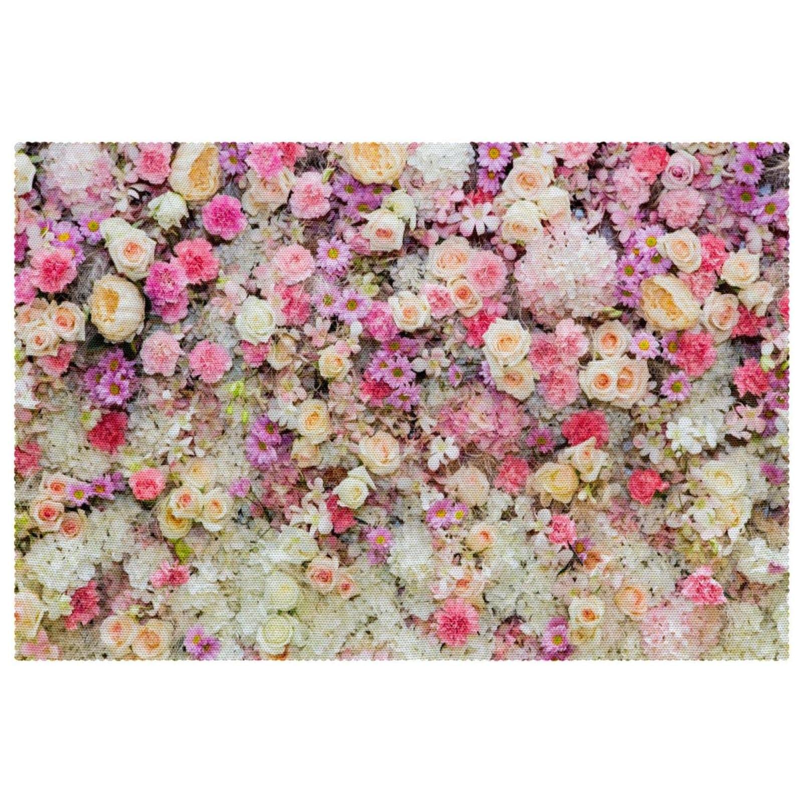 Sets de table anti-rayures bouquets de fleurs isolants pour préserver vos meubles