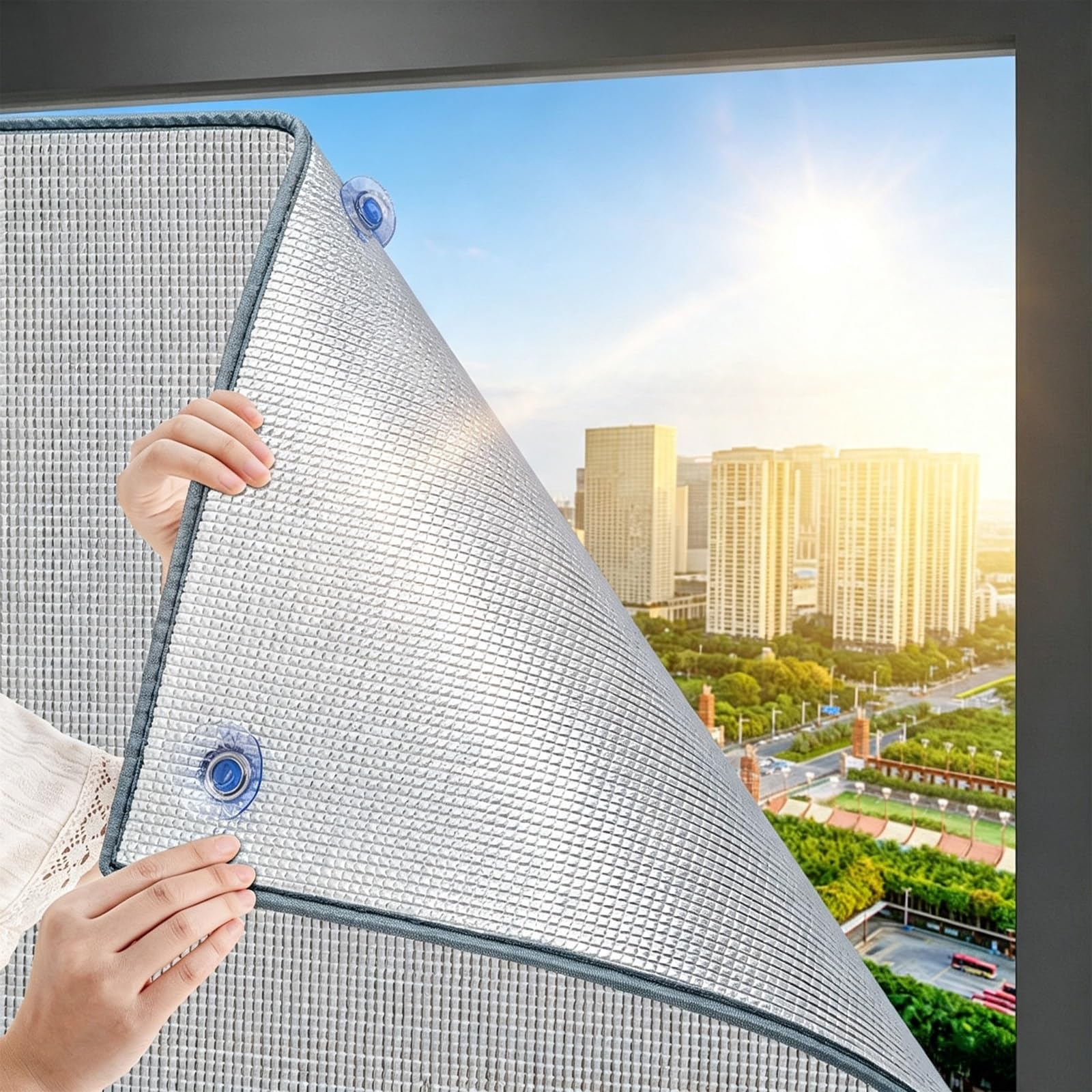 Window Insulation Film Aluminum Foil, Privacy Shade