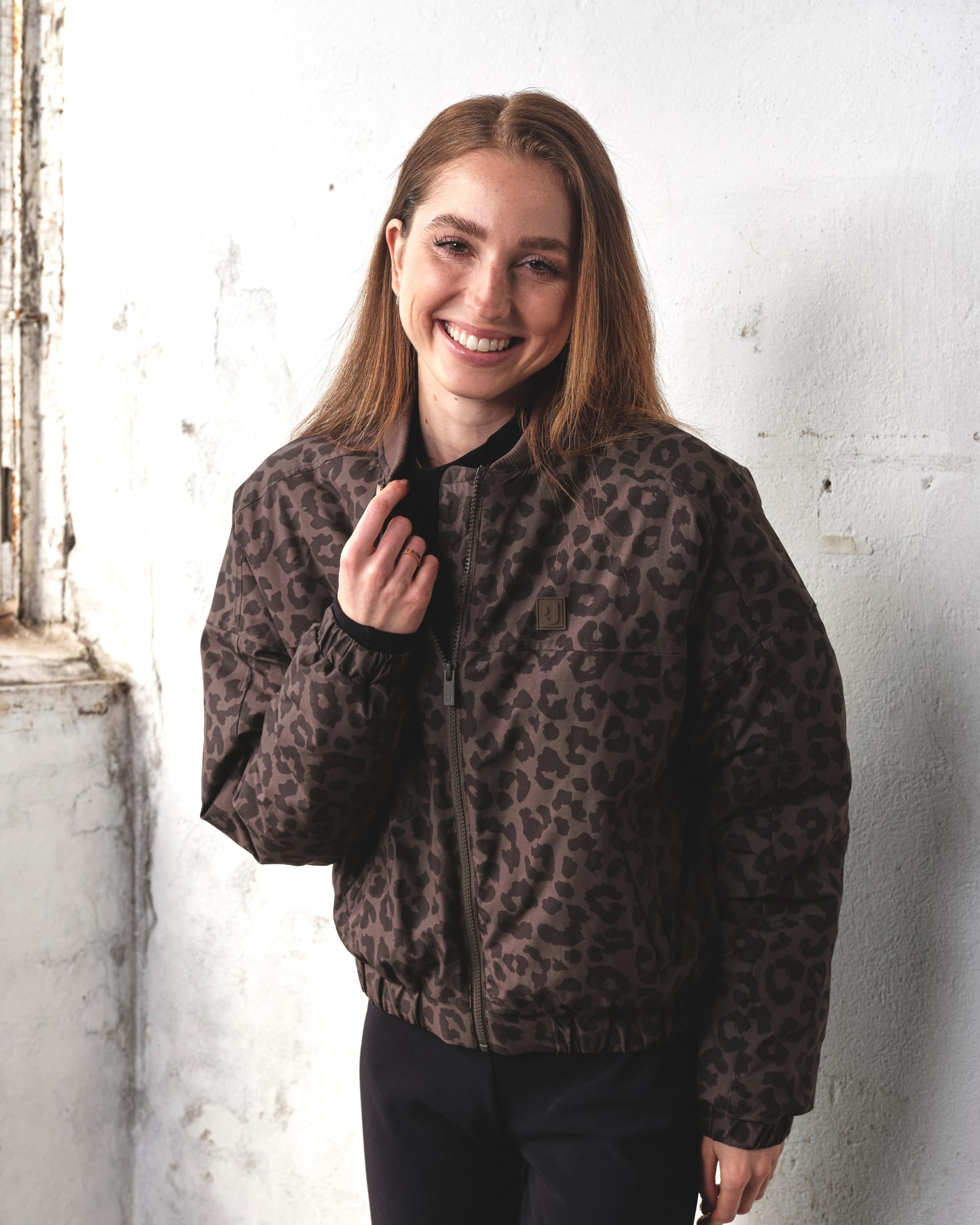Johnny Urban Chaqueta Bomber Mujer - Sienna - Chaqueta de Entretiempo con Bolsillos Laterales - Ligeramente Forrada para primavera y Otoño - Corta