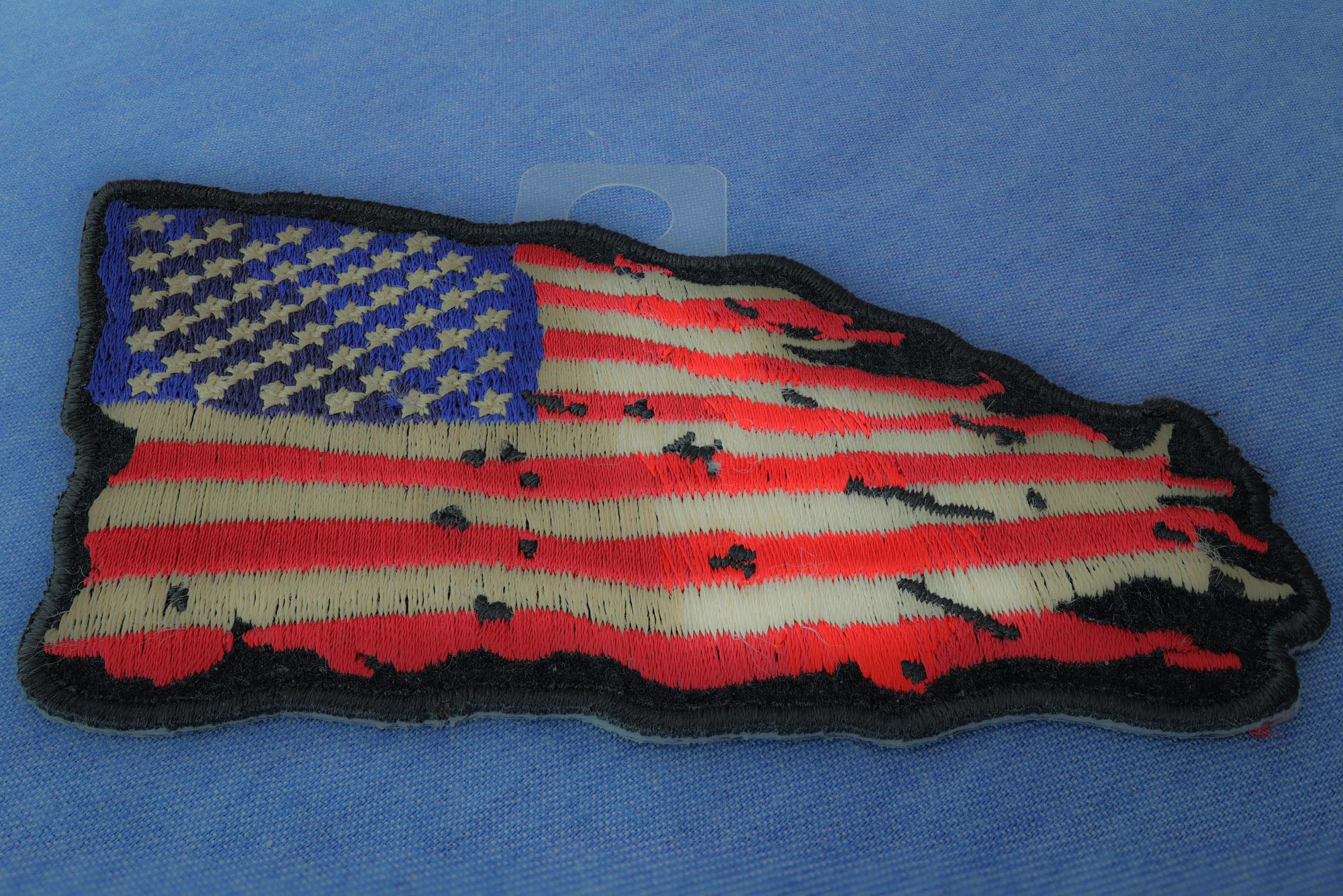 Disabled Military Veteran US Flag Embroidered Patch - 4x1.5 Inch, Iron-On Or Sew-On, By Crazy Novelty Guy - View #5