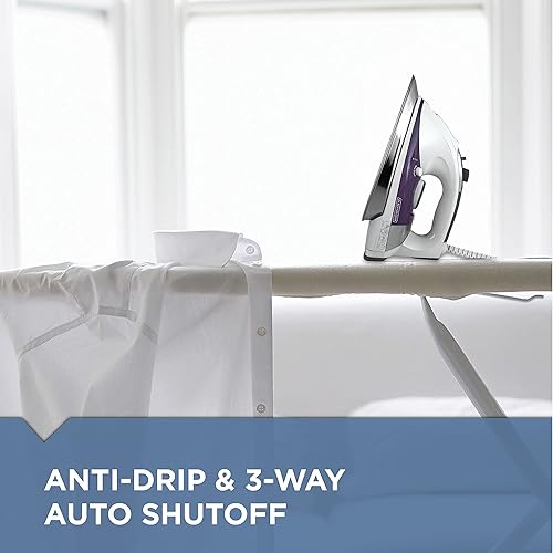 Miniatura 4 de BLACKDECKER IR1350S Plancha a vapor profesional con base extra grande violeta