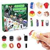 3D Printed Fidget Advent Calendar 2025 – 24 Days of 3D Printed Stress Relief Fidget Toy Set, Sensory Toys for Kids with Autism, Christmas Countdown Calendar for Kids & Adults