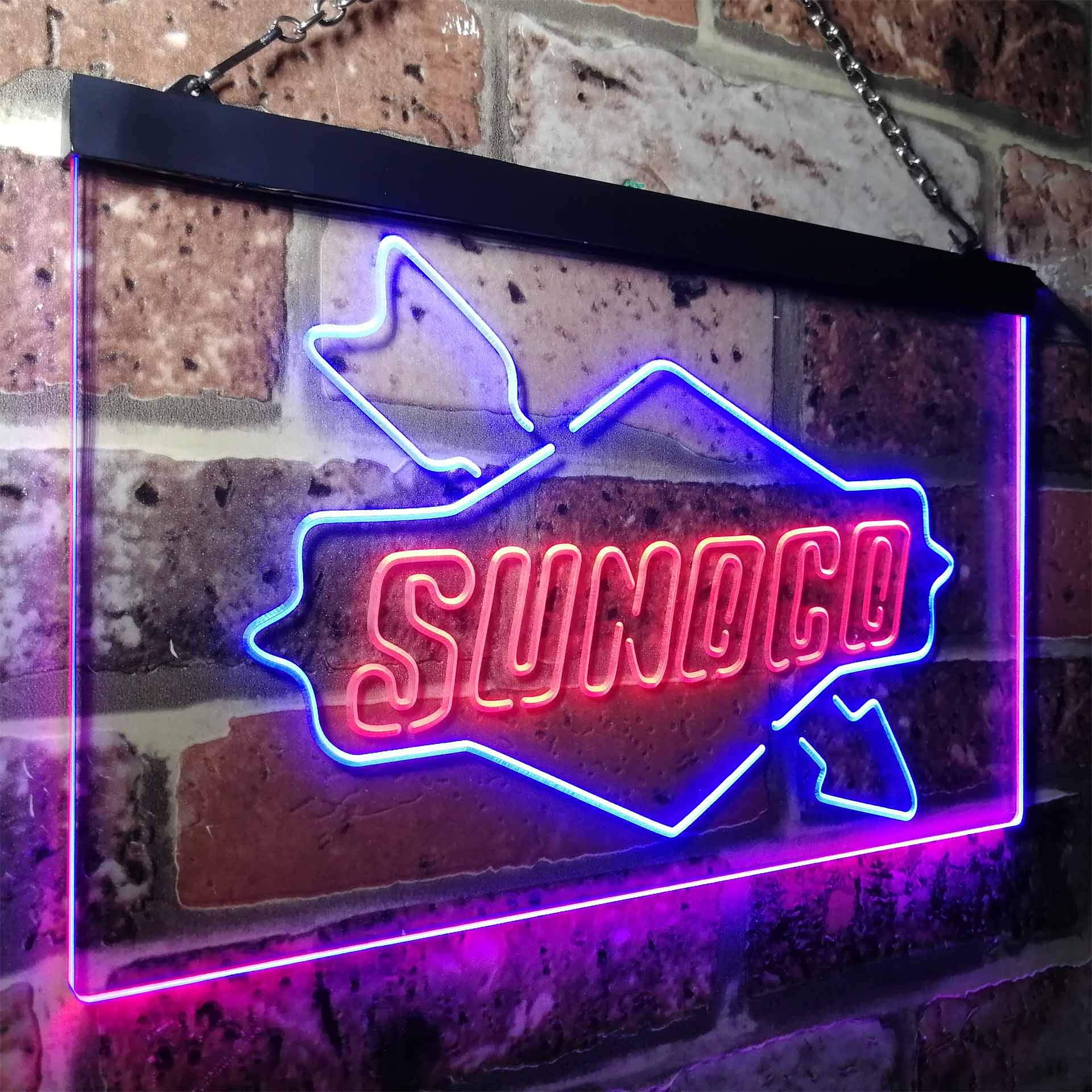 Liqi"Good Vibes nur echt Glas Handarbeit Neon Wand Schilder für Home