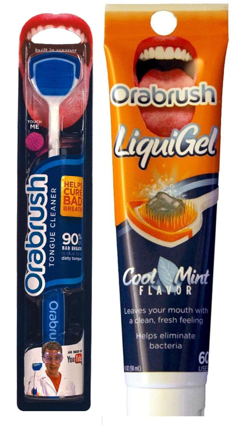 Buy Orabrush Kit 1 Tongue Cleaner Brush & 1 Gel Online at Low Prices
