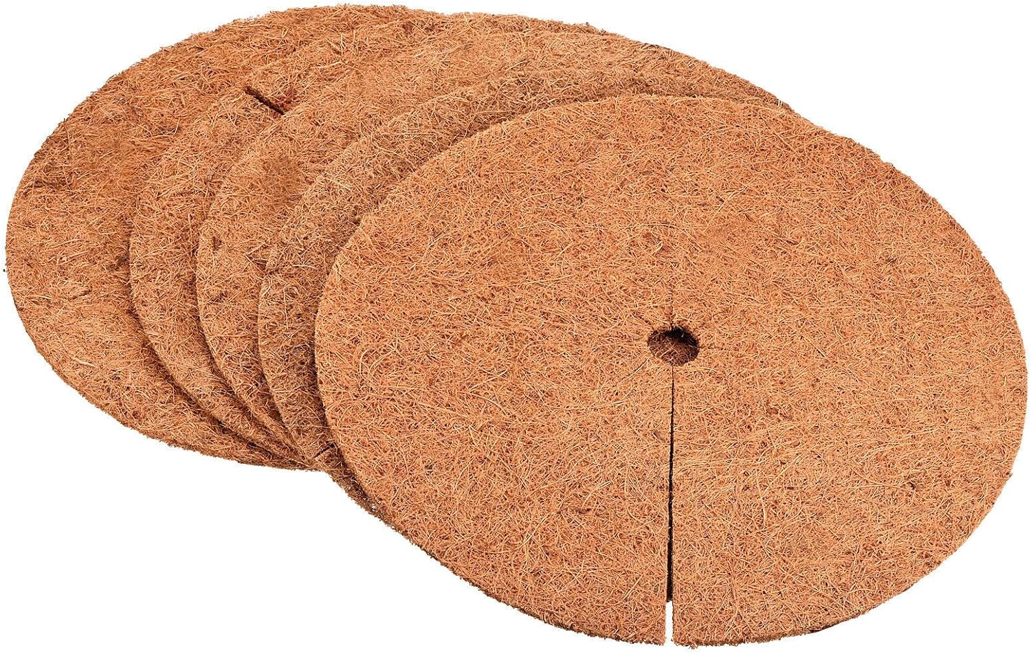 Home and Garden Parts 5pcs 16" Coconut Fiber Mulch Ring Mat Thick Coir Tree Protector Root Soil Cover #CN/251024/09426