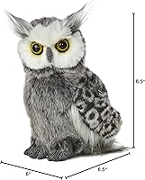 Vista 2 de Peluche de búho Barney de 9 pulgadas, de Aurora