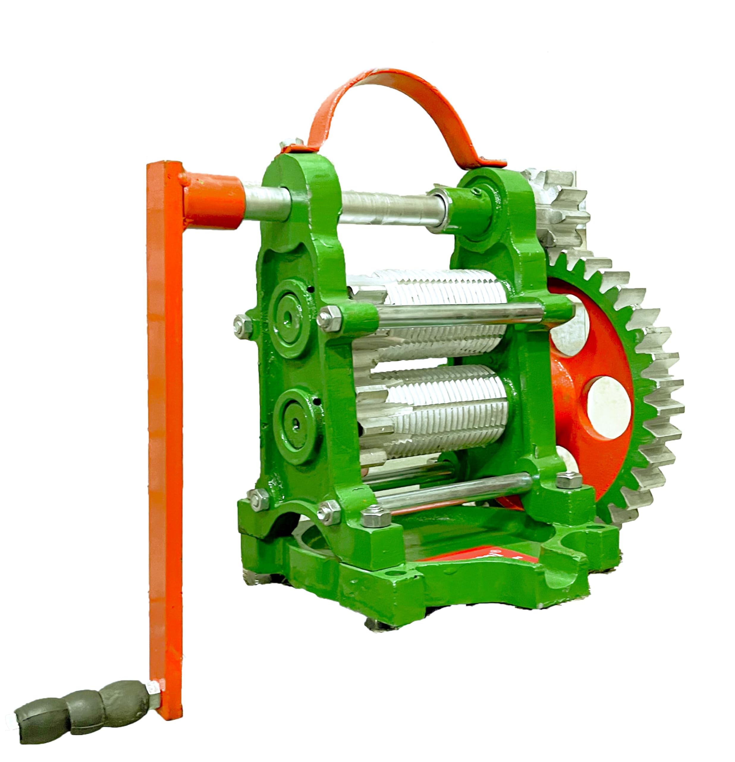 Budhrani® by MASTER MACHINES Cast Iron Manual Sugarcane Juice Machine | Hand Sugar Cane Juicer, Hand Operated Sugarcane Squeezer, Best for Home Use