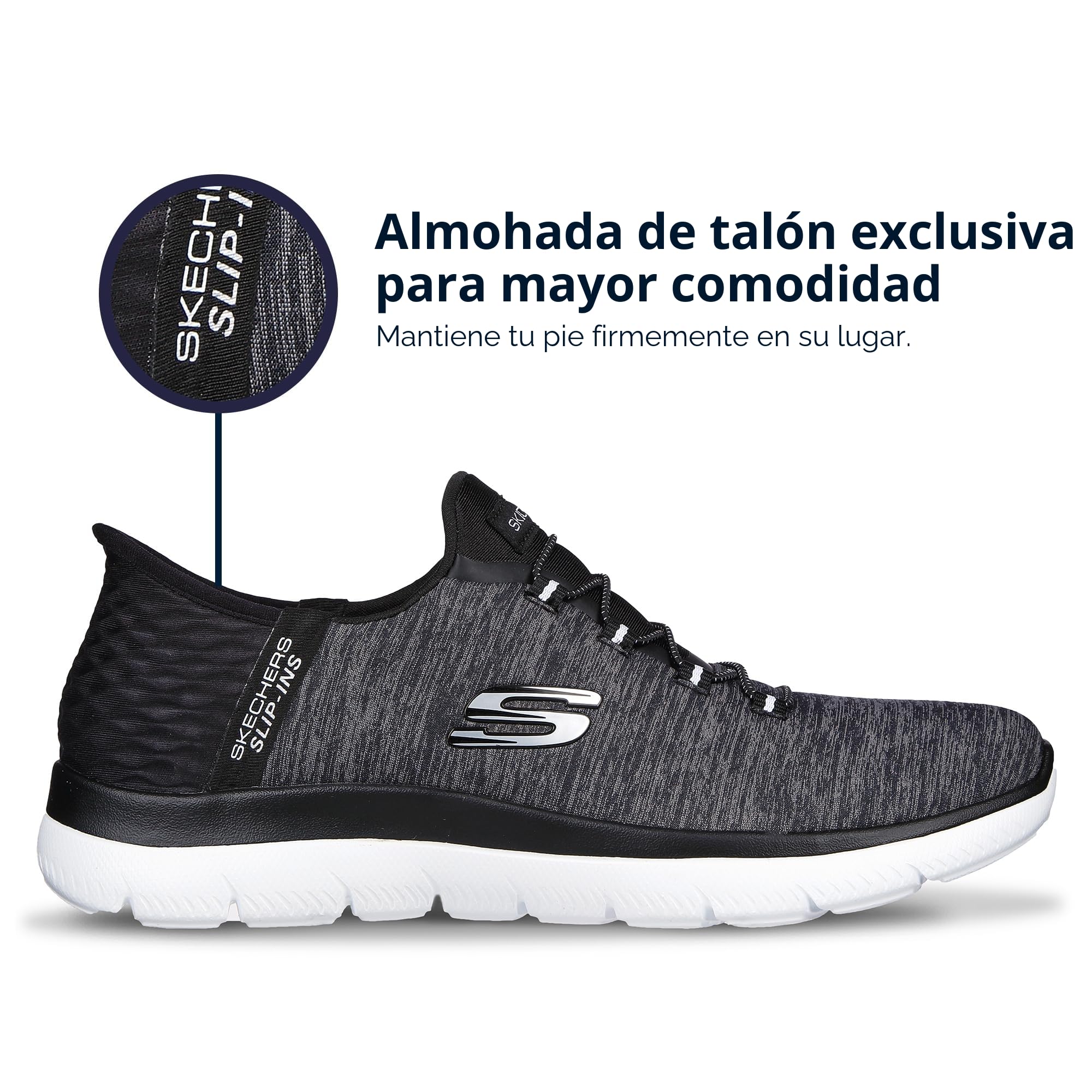 Skechers Mujer Summits Dazzling Haze Slip-In Entrenador