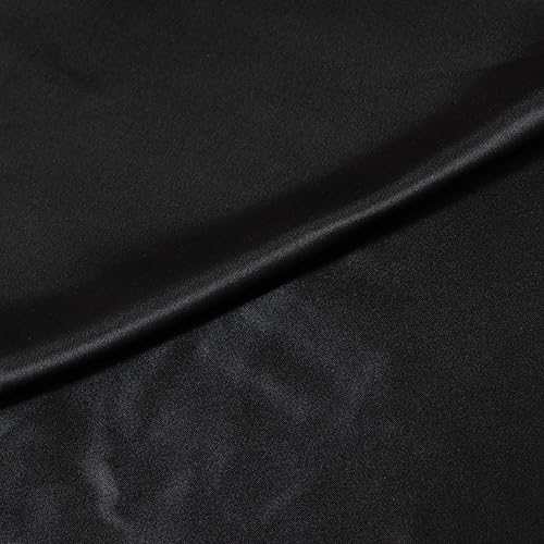 Miniatura 3 de Fynite Tela de satén Charmeuse  5 yardas  44 pulgadas de ancho  Tela de tela suave y brillante, satén sedoso para vestido de novia de novia,