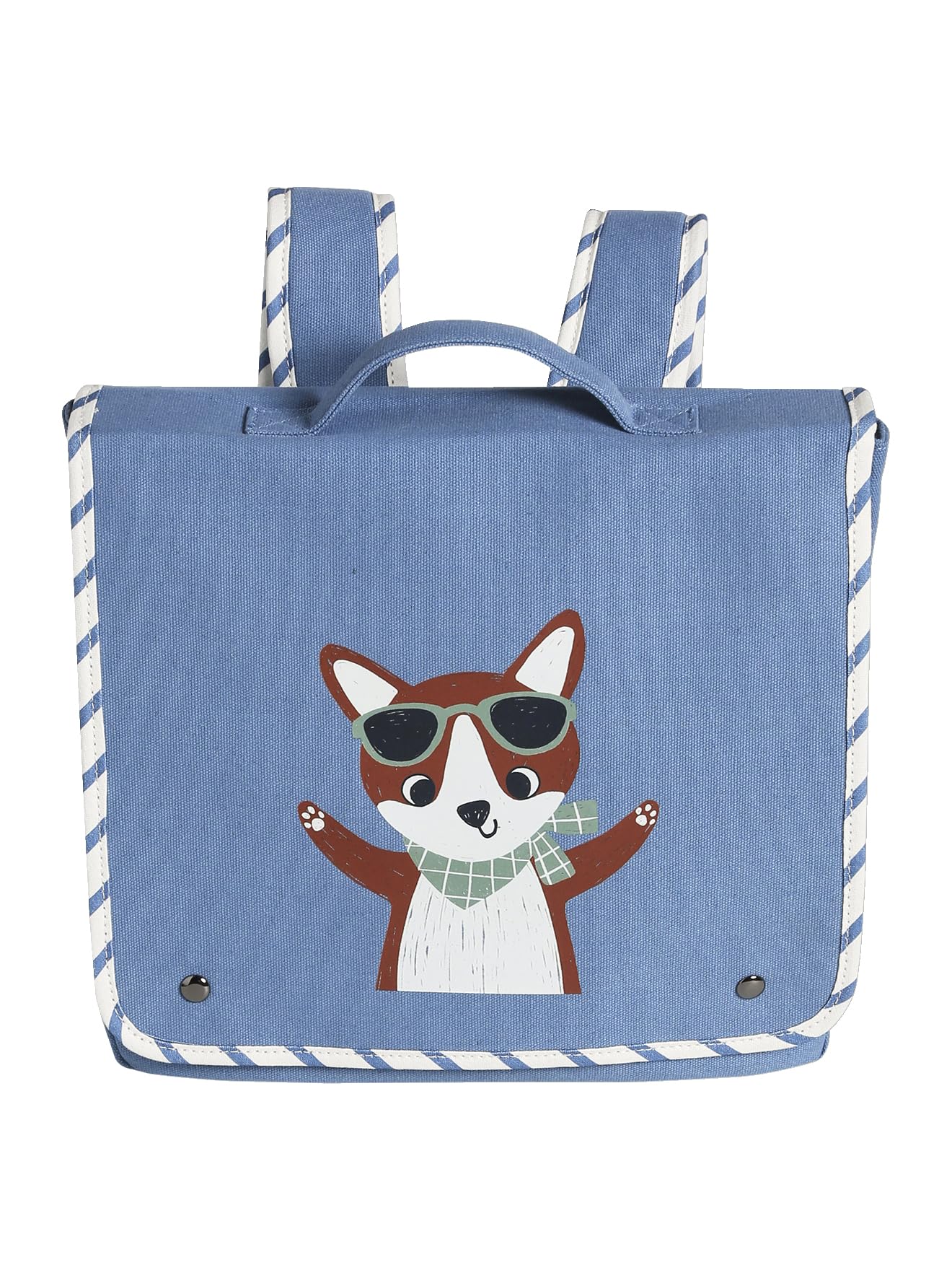 VERTBAUDET Cartable maternelle renard garçon bleu TU
