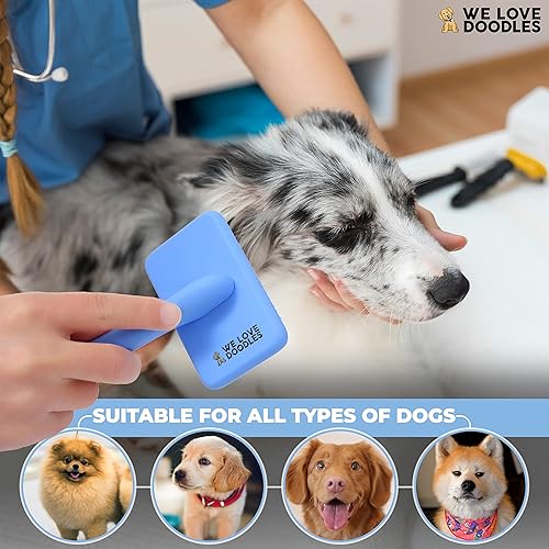 Miniatura 8 de We Love Doodles Cepillo para perros grandes y pequeños y champú para perros – Goldendoodle Slicker Brush & Goldendoodle Shampoo – Kit de aseo para