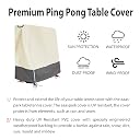 Aaaspark Indoor/Outdoor Premium Ping Pong Table Cover Waterproof Dustproof Sunscreen Heavy-Duty Folding Table Tennis Table Coverââ‚¬¦ gallery image