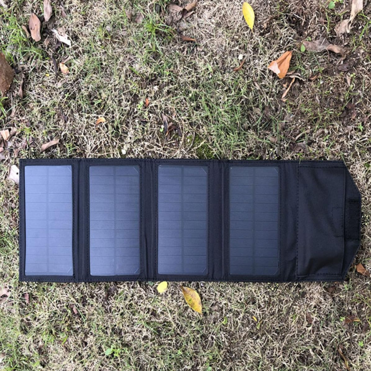 10w Monocrystalline Solar Panel Charger with Dual USB Portable Outdoor Solar Charger for Car Boat Camping Emergency Power Supply