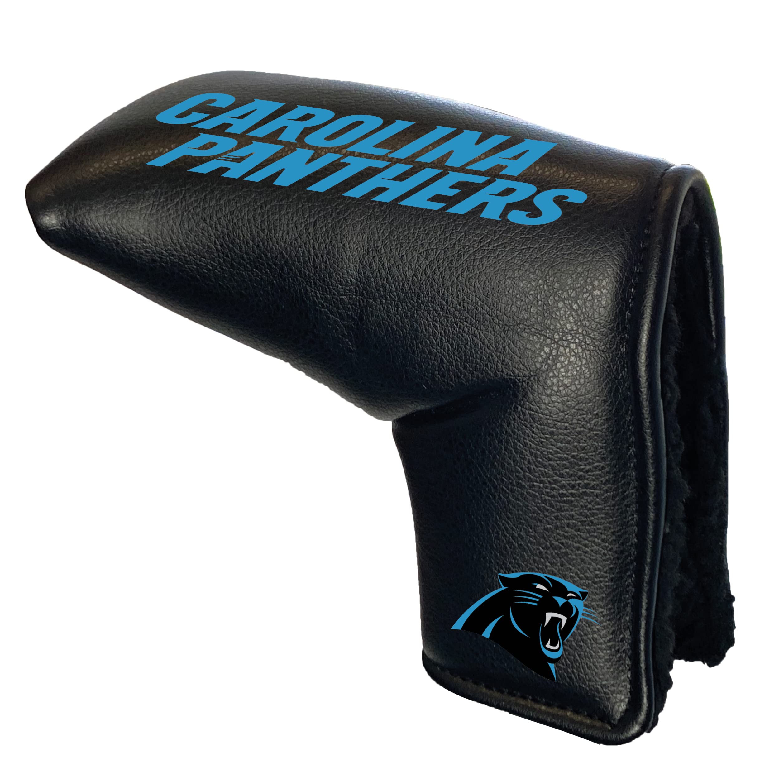 Team Golf NFL Carolina Panthers Tour Blade Putter Cover - Printed Team Golf NFL Tour Blade Putter Cover, Fits Most Blade Putters, Scotty Cameron, Taylormade, Odyssey, Titleist, Ping, Callaway