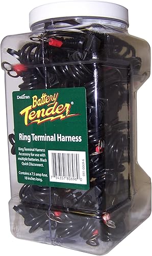 Miniatura 4 de Battery Tender - Arnés con terminal anillo con enchufe de rápida desconexión con fusibles de 2 clavijas. Paquete de 25 unidades. 081-0069-6-J25