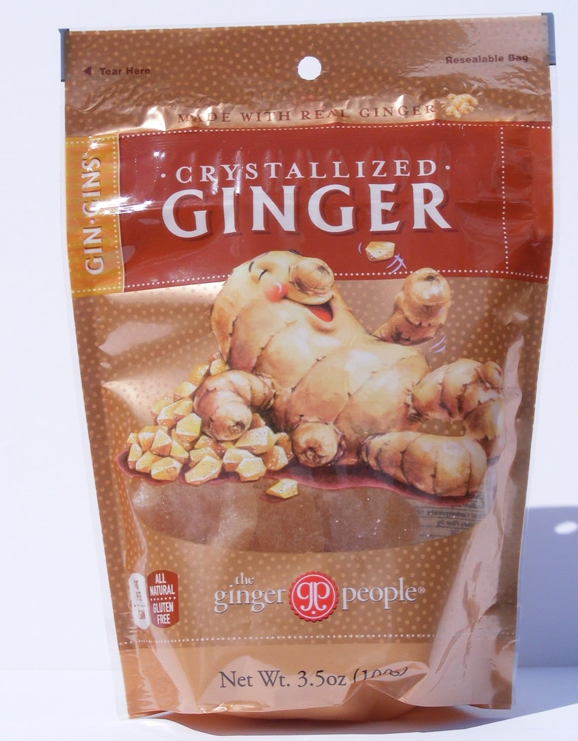 The Ginger PeoplGin.Gins Crystallized Ginger All Natural, Gluten Free