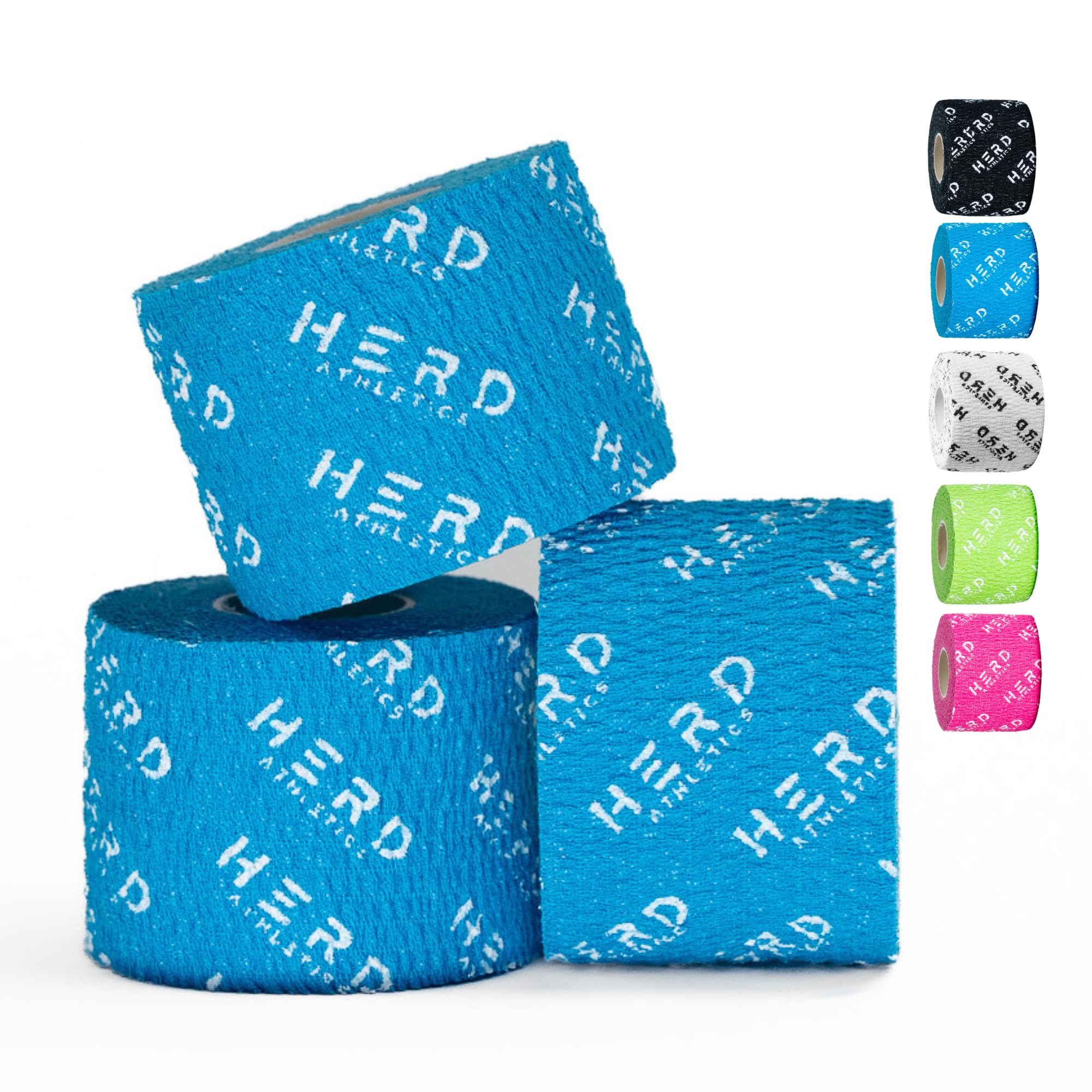 2" Premium 3 Pack Athletic Weightlifting Thumb Tape for Olympic Weight Lift, Cross Training & Lifting, Deadlift, Powerlifting, Protect Fingers Thumb Hand & Enhance Grip (Blue)