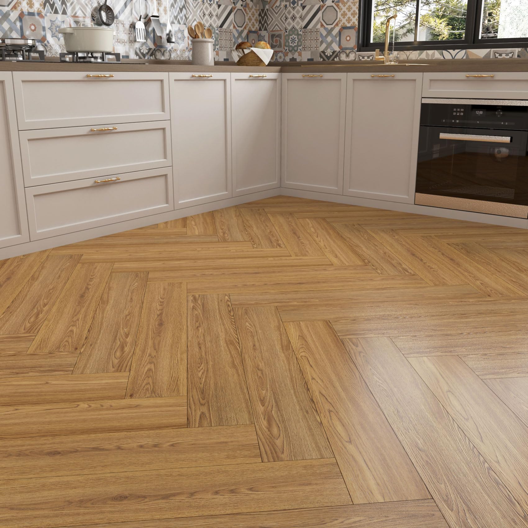 Yenhome 17 Piezas Vinilo Autoadhesivo Espesar para Suelo Efecto Madera Marron Dormitorio 90x15cm Baldosas Adhesivas Suelo Vinilico Autoadhesivo Madera Mate Marron Decoración Baño Cocina Comedor