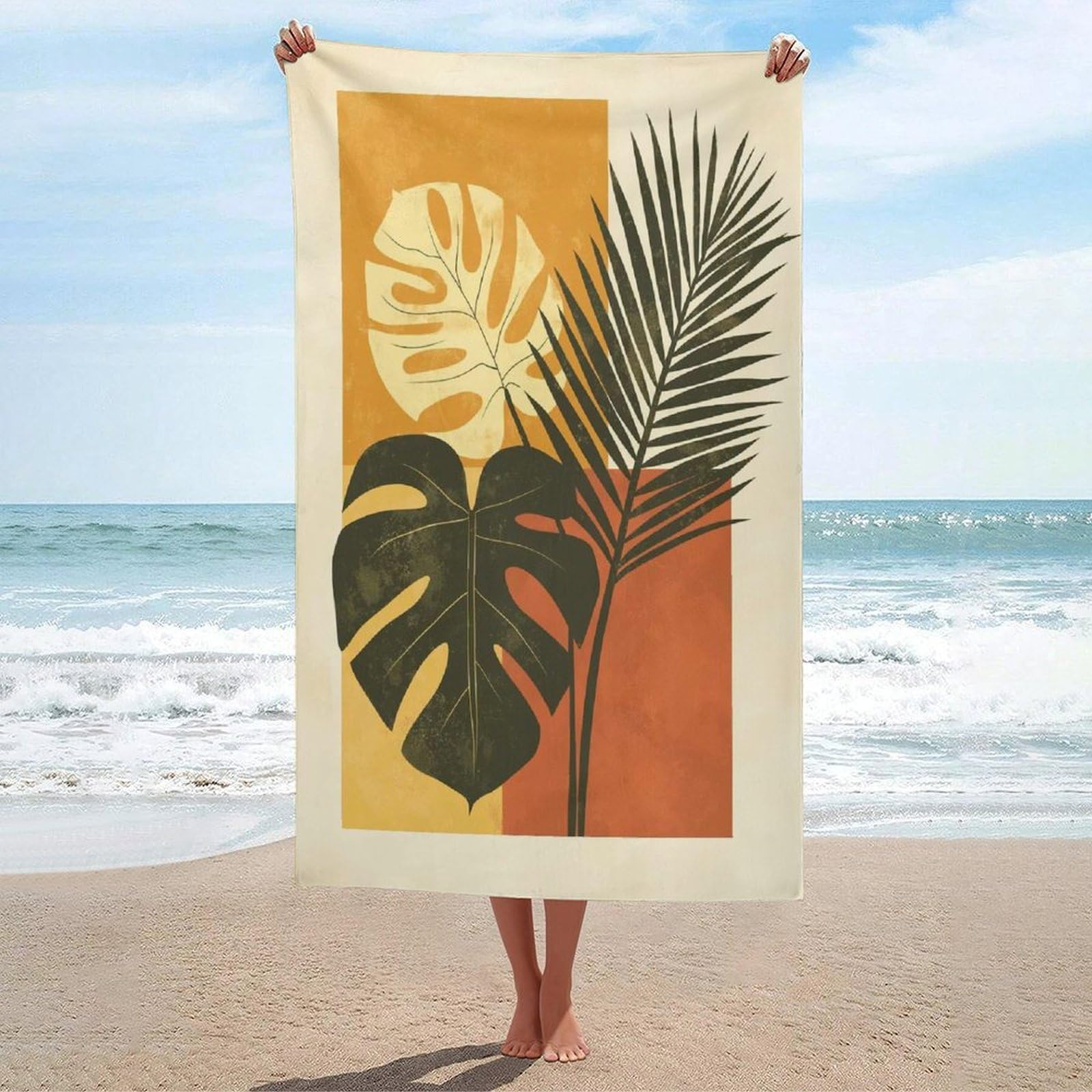Serviette de plage séchage rapide pour le spa et la natation