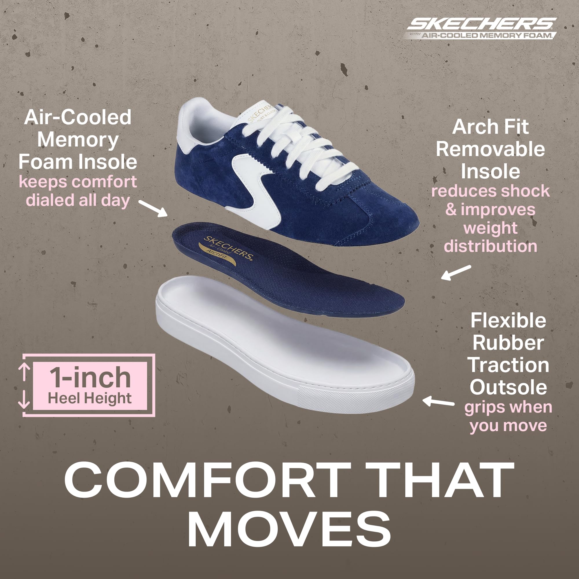 Skechers Arch Fit Legend - Vivid Hues ZapatillasMujer
