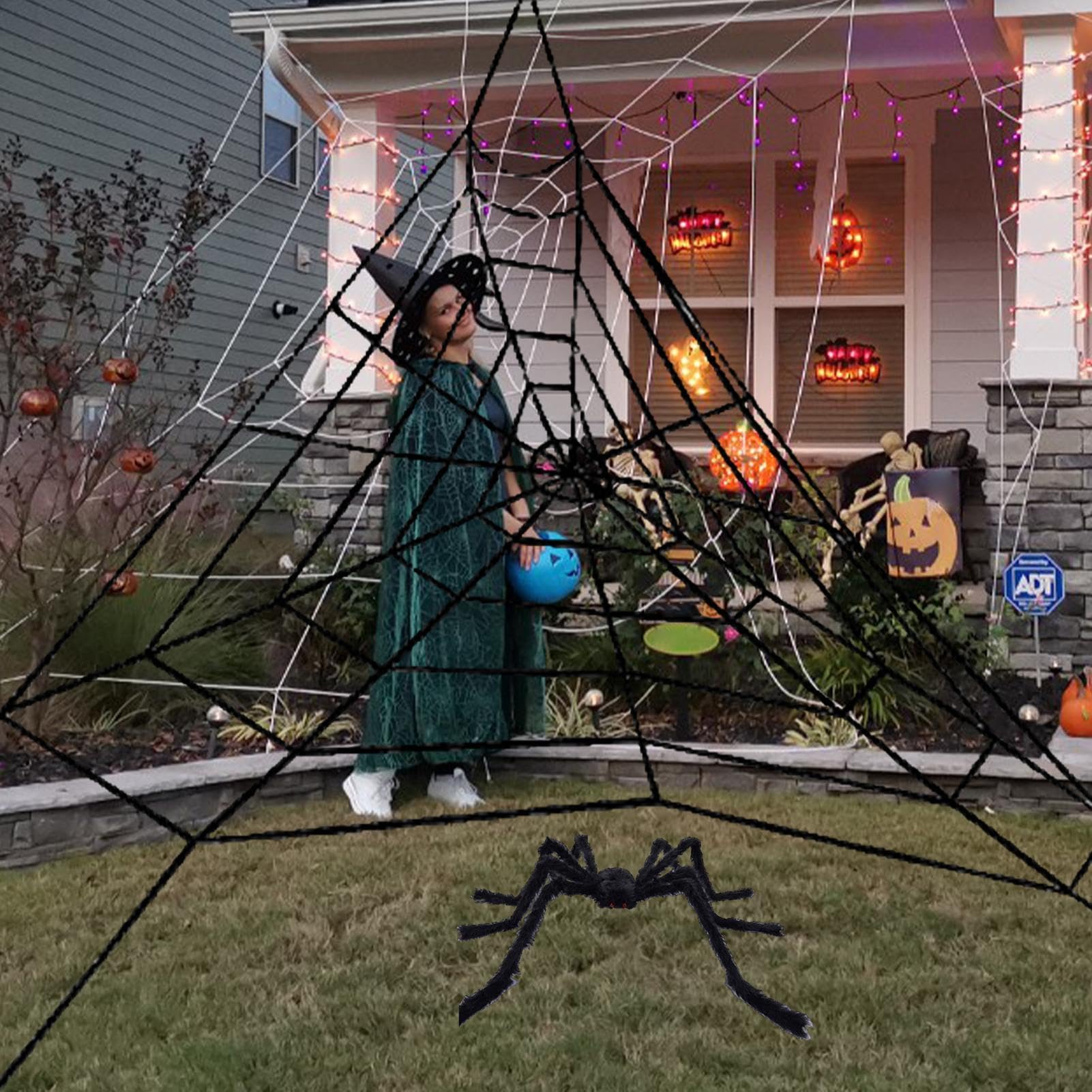 Ragnatela di Halloween Decorazione da Esterno