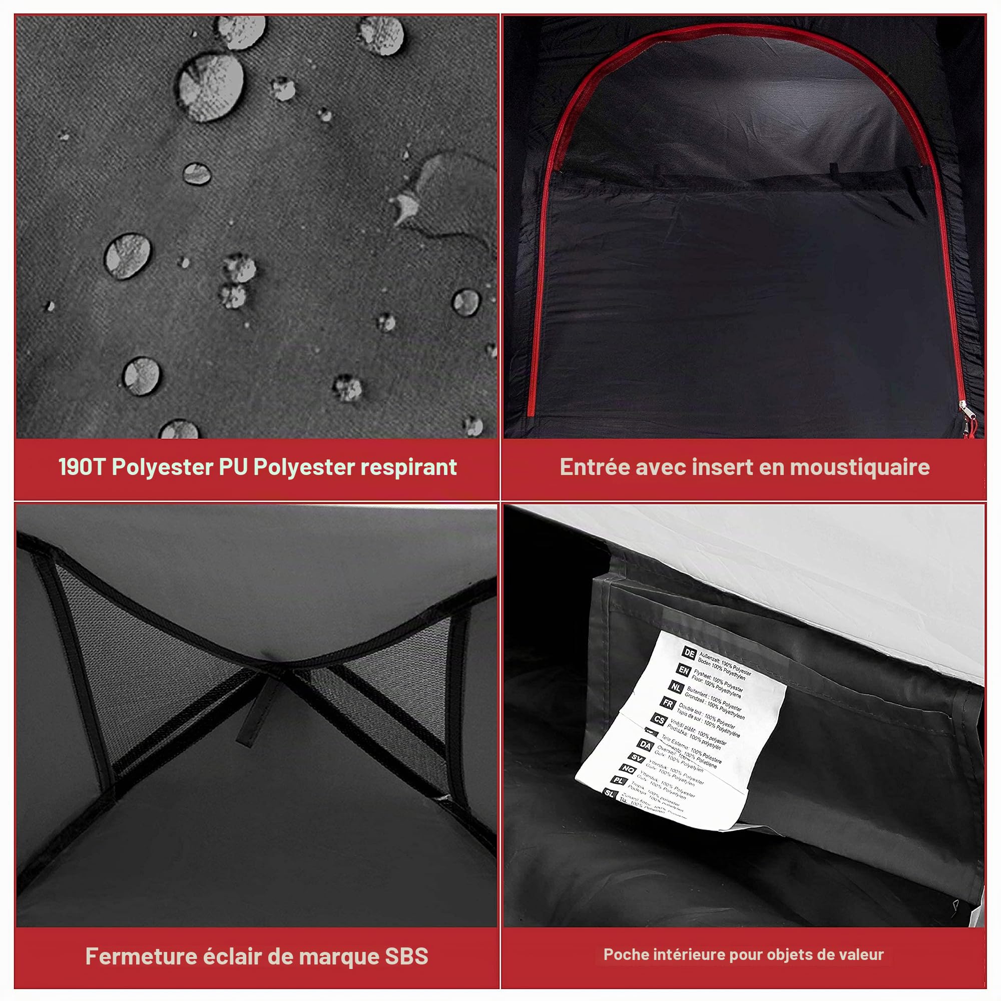 Tent Beaver 3, Black