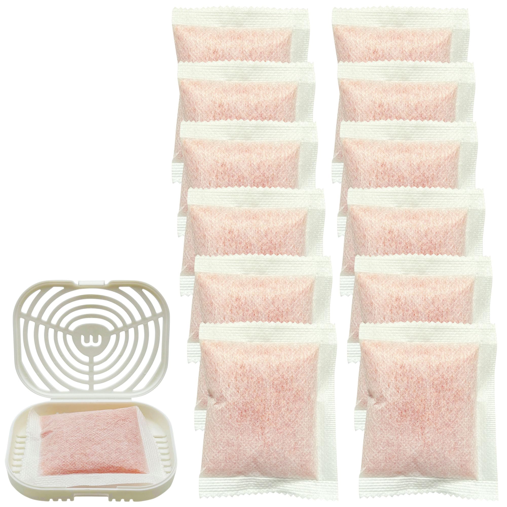 12 Pack Eliminates Litter Box Odors for Whisker OdorTrap Pod, Odor Removing Refills Compatible with Traditional Litter Boxes