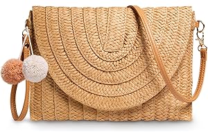 The Perfect Accessory for Your Tropical Escape: Our Woven Rattan Straw Clutch Purse