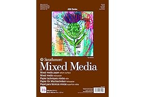 Strathmore Mixed Media Paper Pad, 9"x12" - 15 Sheets