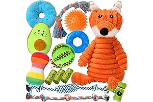 Kipritii Dog Chew Toys for Puppy - 20 Pack