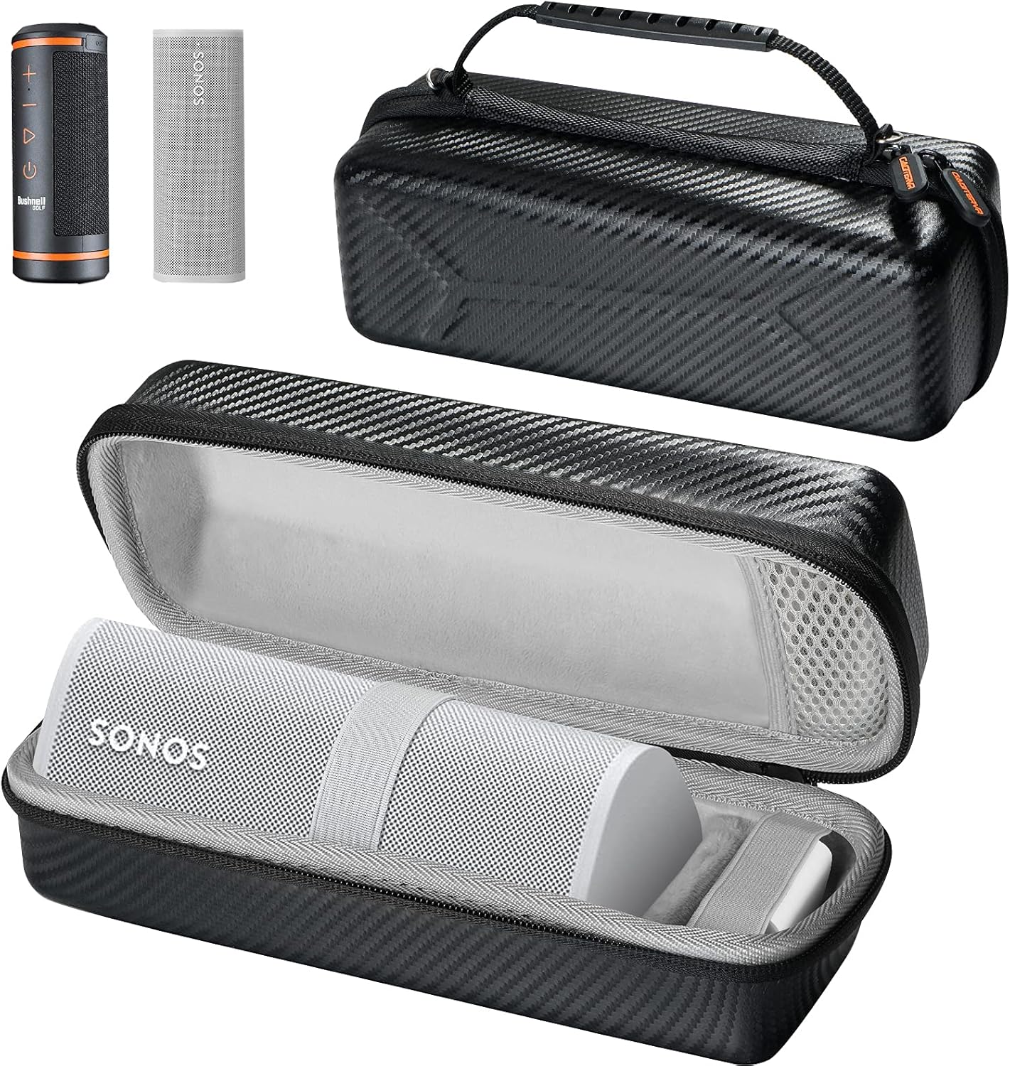 GAGITERVR Hard Carrying Case for Sonos Roam & Bushnell Wingman Golf GPS